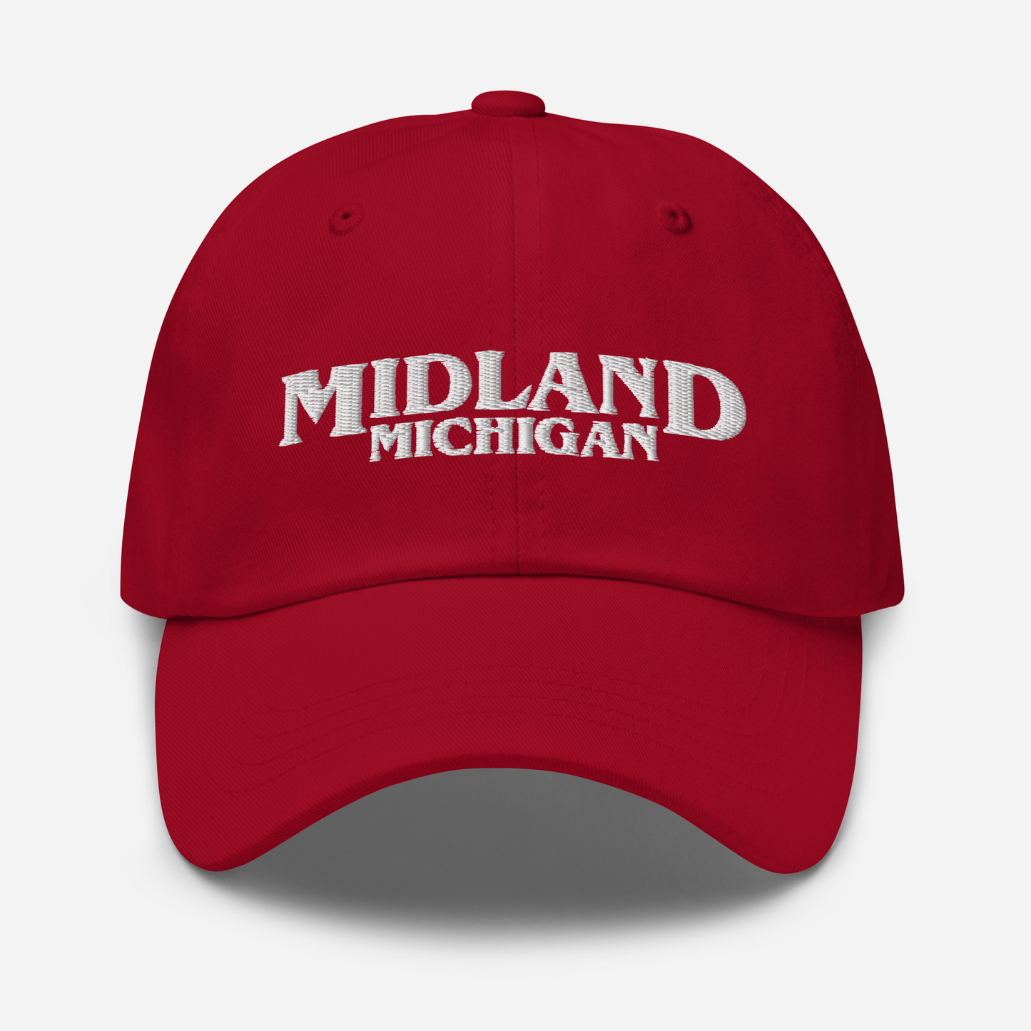 'Midland Michigan' Dad Hat (1980s Drama Parody)