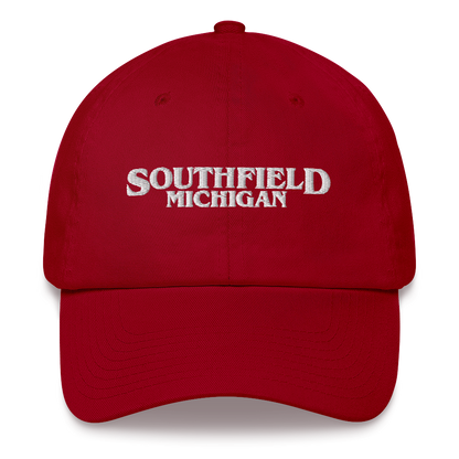 'Southfield Michigan' Dad Hat (1980s Drama Parody)