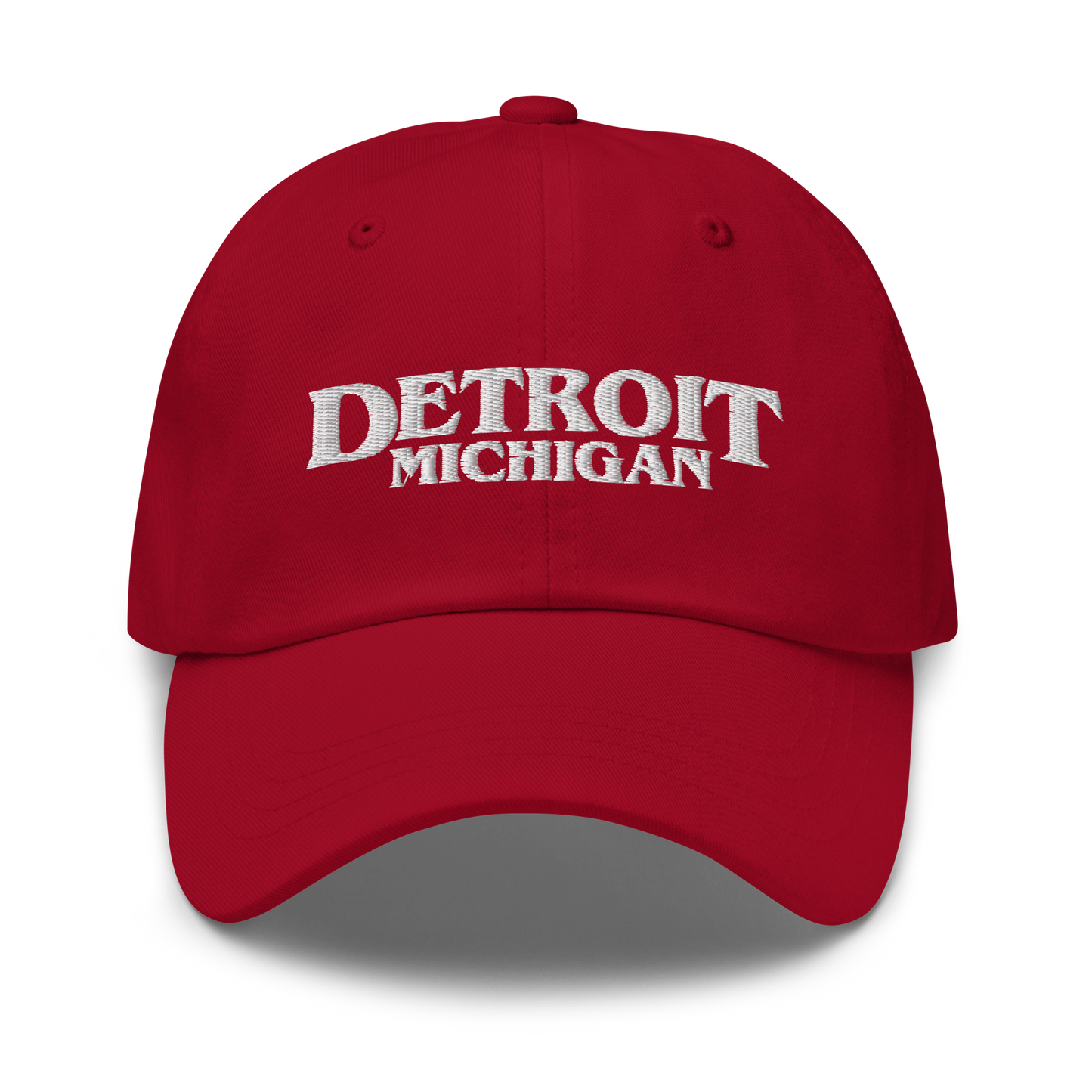 'Detroit Michigan' Dad Hat (1980s Drama Parody)