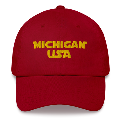 'Michigan USA' Dad Hat (Epic Sci-Fi Parody)