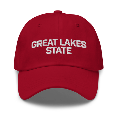 Michigan 'Great Lakes State' Dad Hat (Maritime Font)