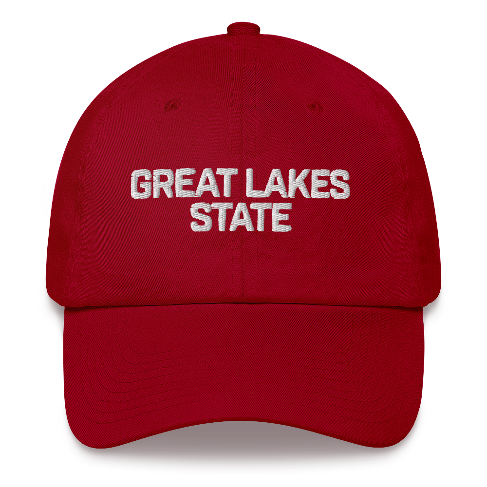 Michigan 'Great Lakes State' Dad Hat (Maritime Font)