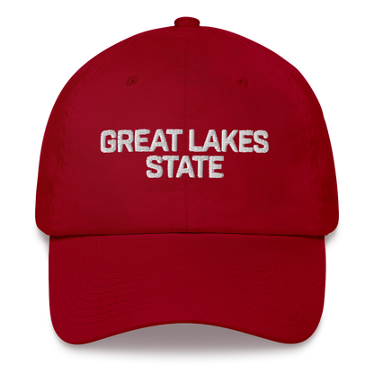 Michigan 'Great Lakes State' Dad Hat (Maritime Font)