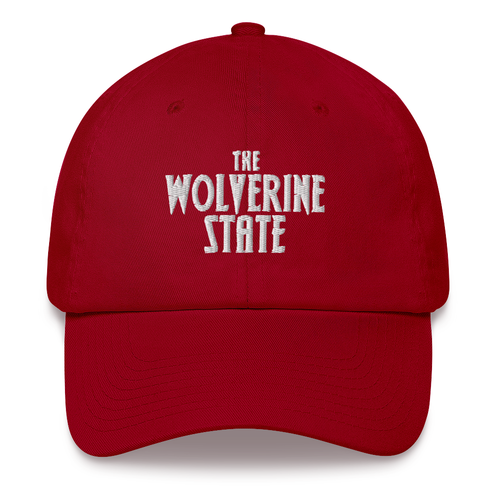 'The Wolverine State' Dad Hat (Vicious Mustelid Font)