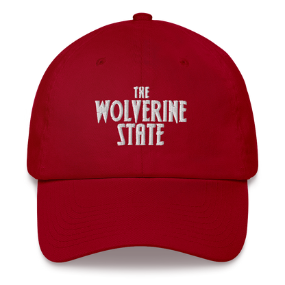 'The Wolverine State' Dad Hat (Vicious Mustelid Font)