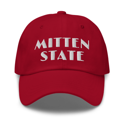 Michigan 'Mitten State' Dad Hat (Art Deco Font)