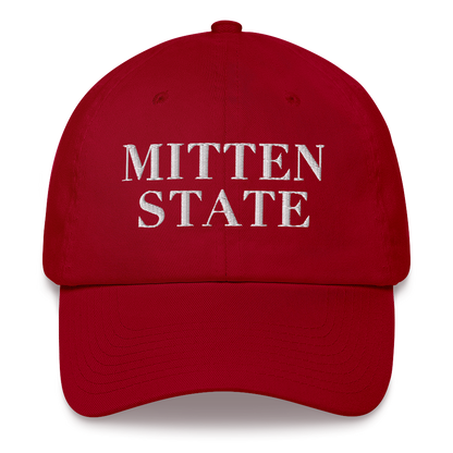 Michigan 'Mitten State' Dad Hat (Didone Font)