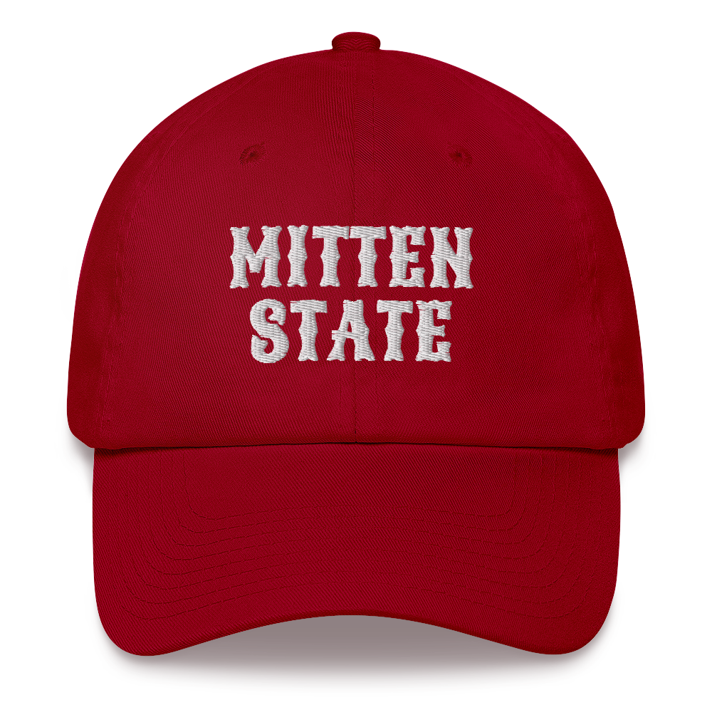 Michigan 'Mitten State' Dad Hat (Western Font)