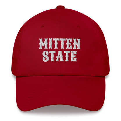 Michigan 'Mitten State' Dad Hat (Western Font)