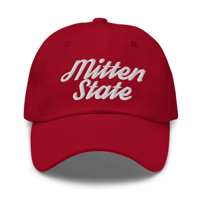 Michigan 'Mitten State' Dad Hat (Script Font)