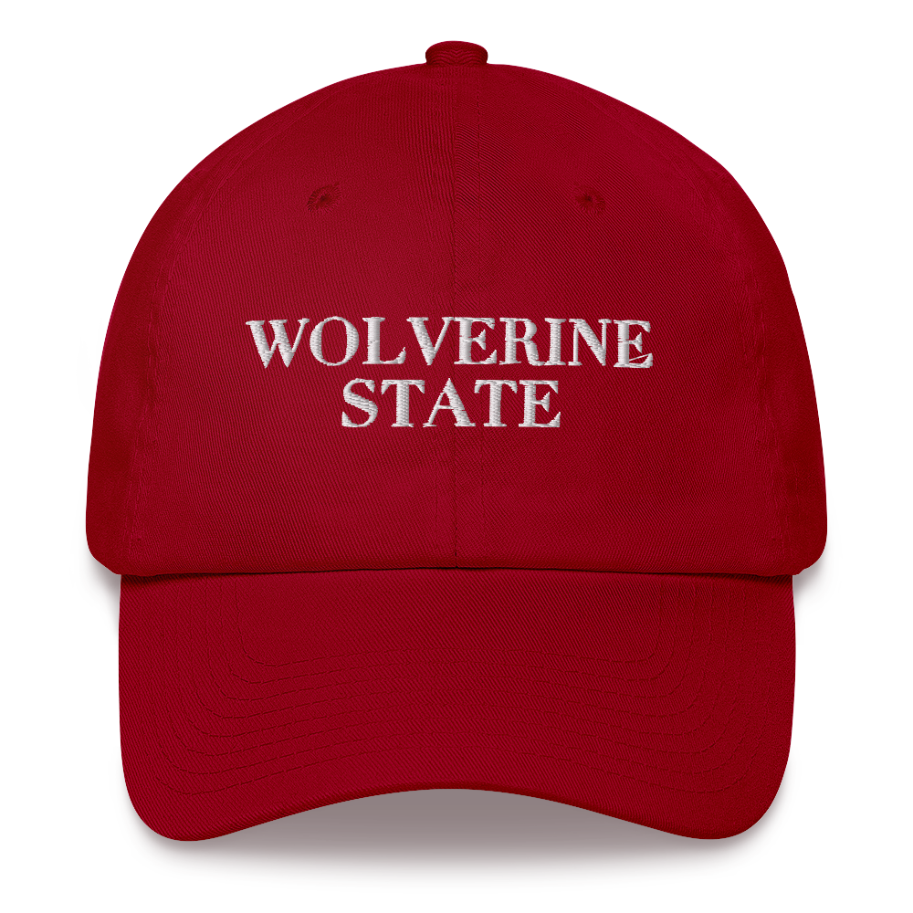 Michigan 'Wolverine State' Dad Hat (Didone Font)