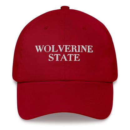 Michigan 'Wolverine State' Dad Hat (Didone Font)