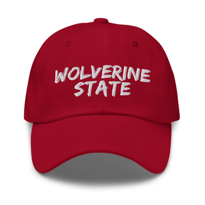 Michigan 'Wolverine State' Dad Hat (Angry Brush Font)