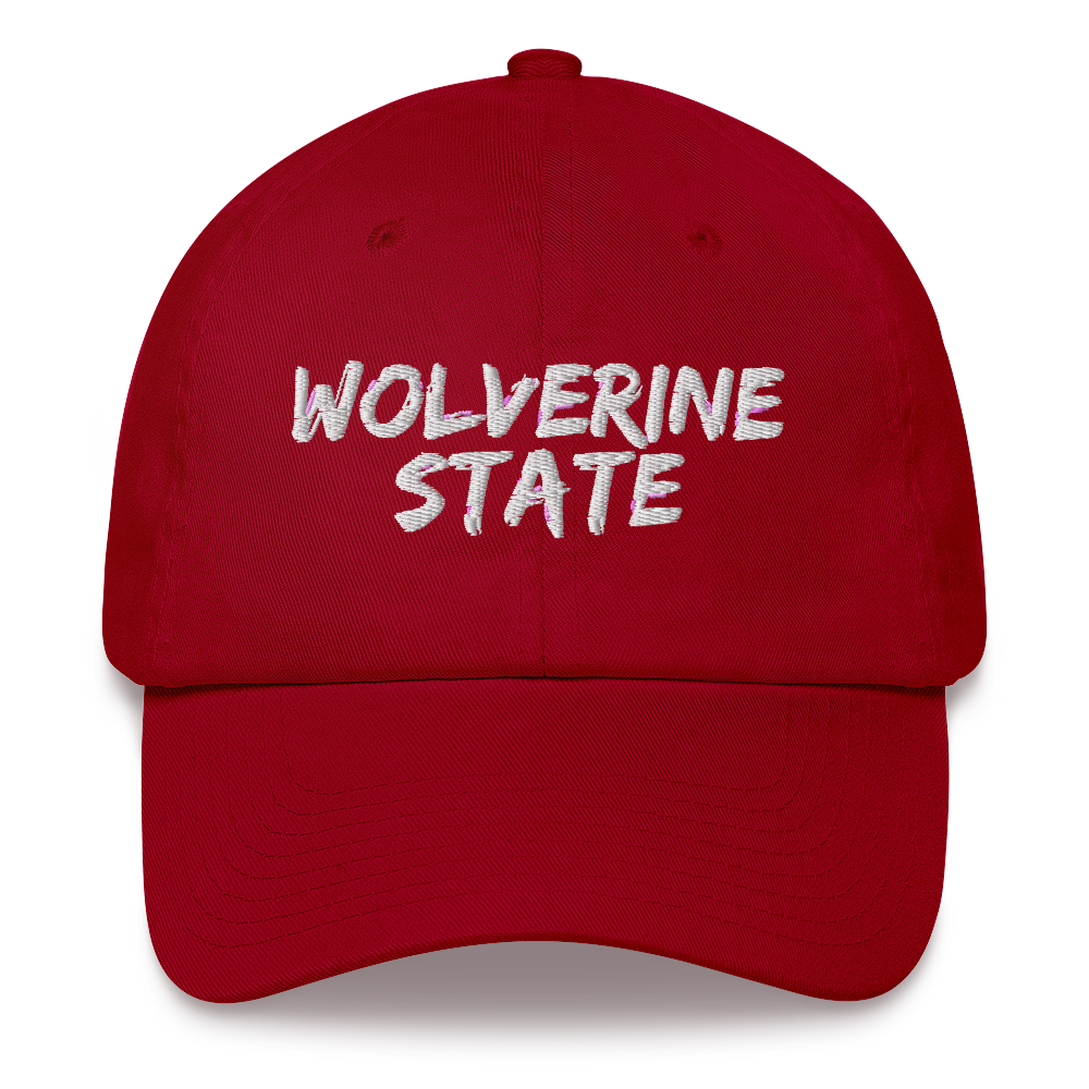 Michigan 'Wolverine State' Dad Hat (Angry Brush Font)