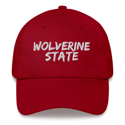 Michigan 'Wolverine State' Dad Hat (Angry Brush Font)