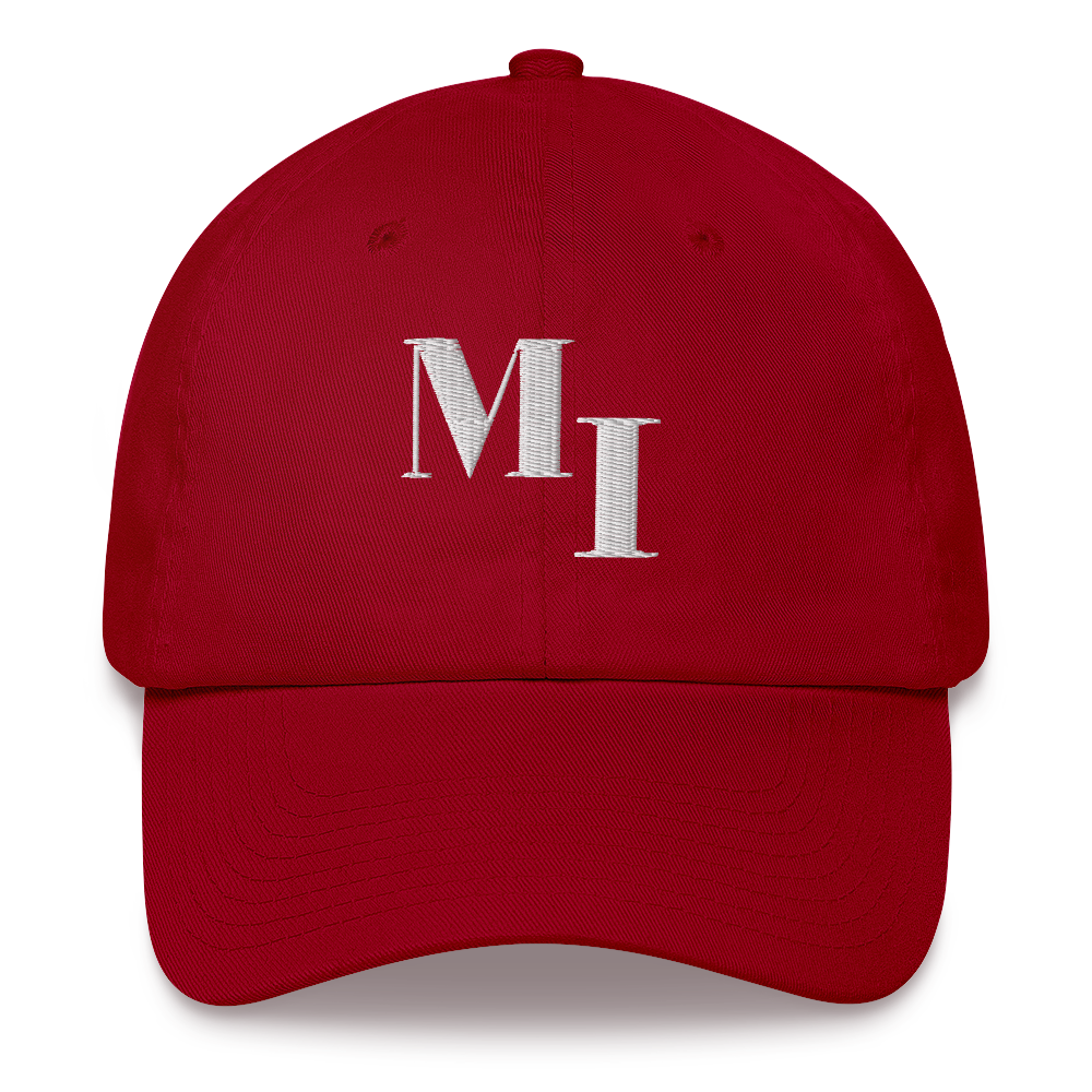 Michigan 'MI' Dad Hat (Didone Logotype)