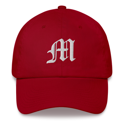 Old English 'M' Dad Hat (w 'Michigan' Back Design)