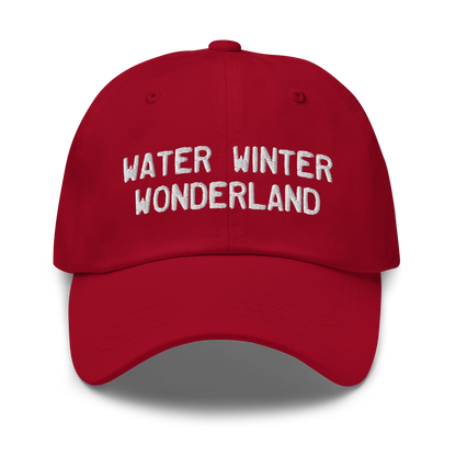 Michigan 'Water Winter Wonderland' Dad Hat (Licence Plate Font)