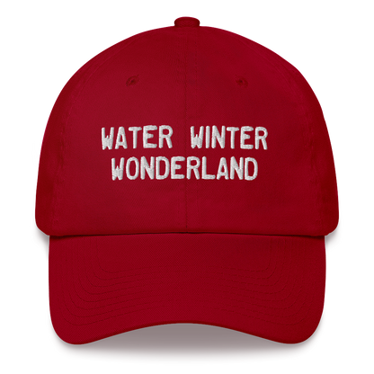 Michigan 'Water Winter Wonderland' Dad Hat (Licence Plate Font)