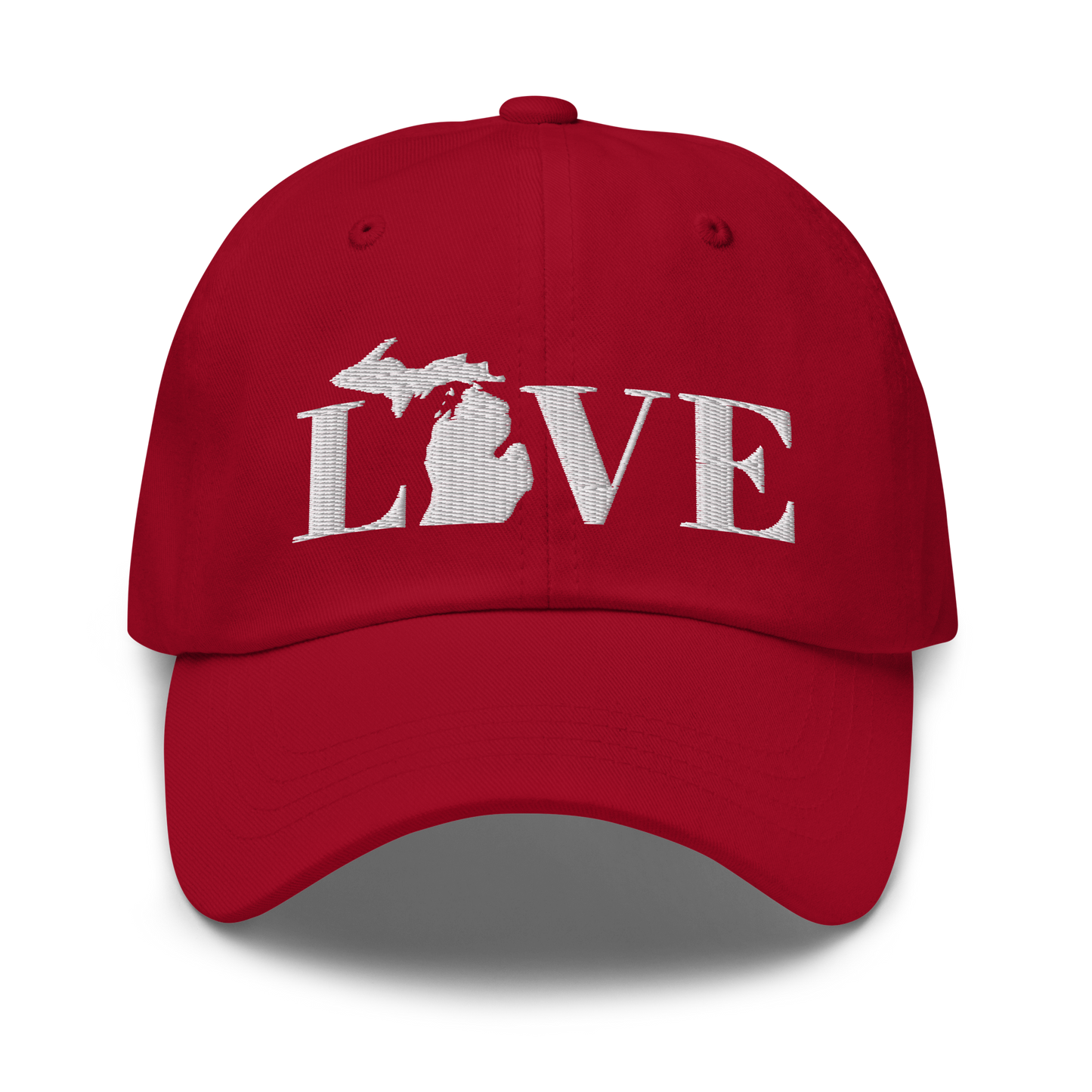 Michigan 'Love' Dad Hat (Didone Font)