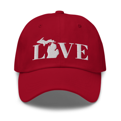 Michigan 'Love' Dad Hat (Didone Font)