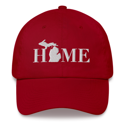 Michigan 'Home' Dad Hat (Didone Font)