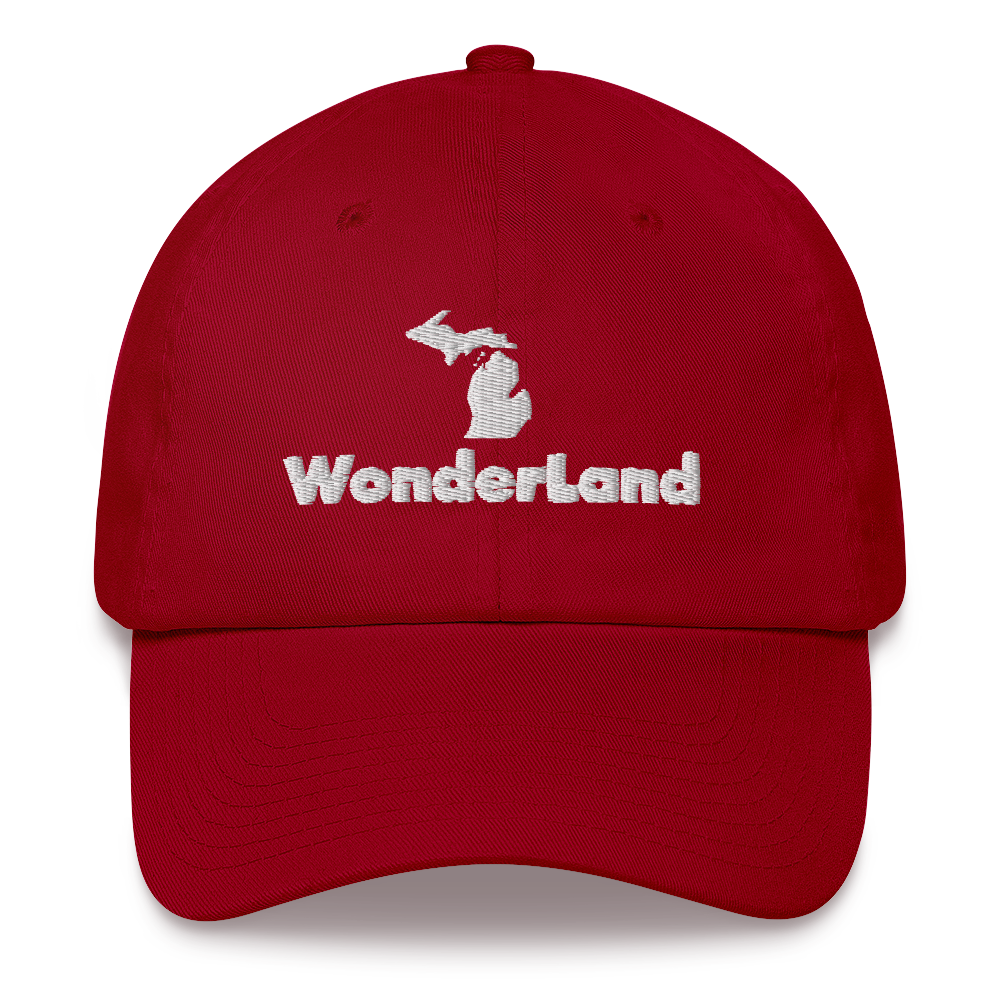 Michigan 'Wonderland' Dad Hat (Geometric Sans Font)