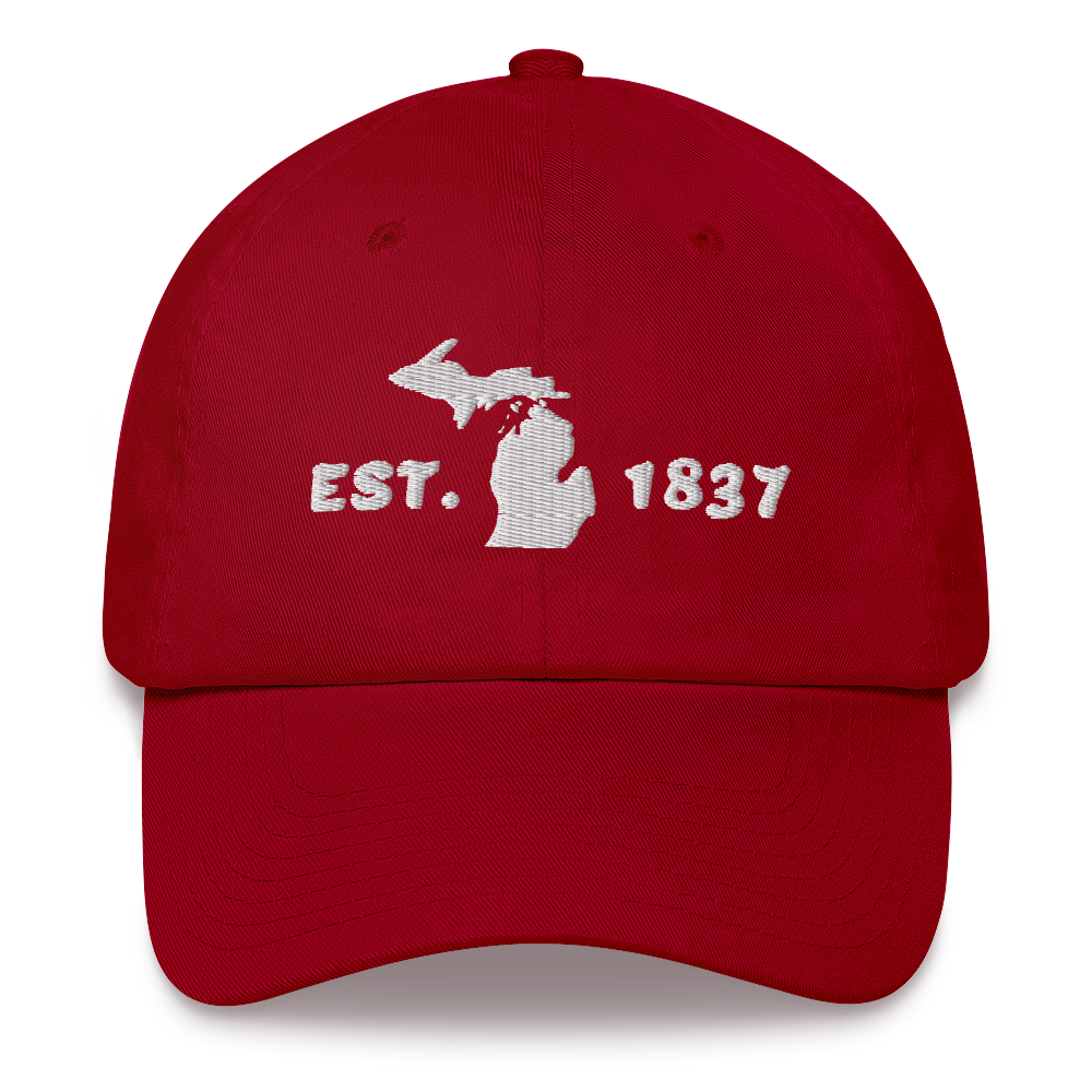 Michigan 'EST 1837' Dad Hat (Brush Font)