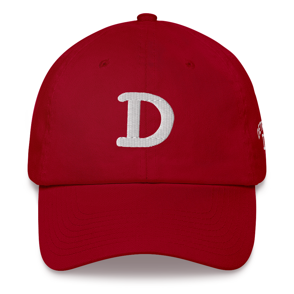 Detroit 'Old French D' Dad Hat (w/ Side Design)