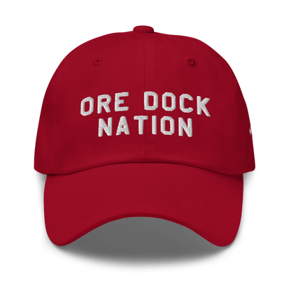 'Ore Dock Nation' Dad Hat (w/ 'Marquette' & UP Outline)