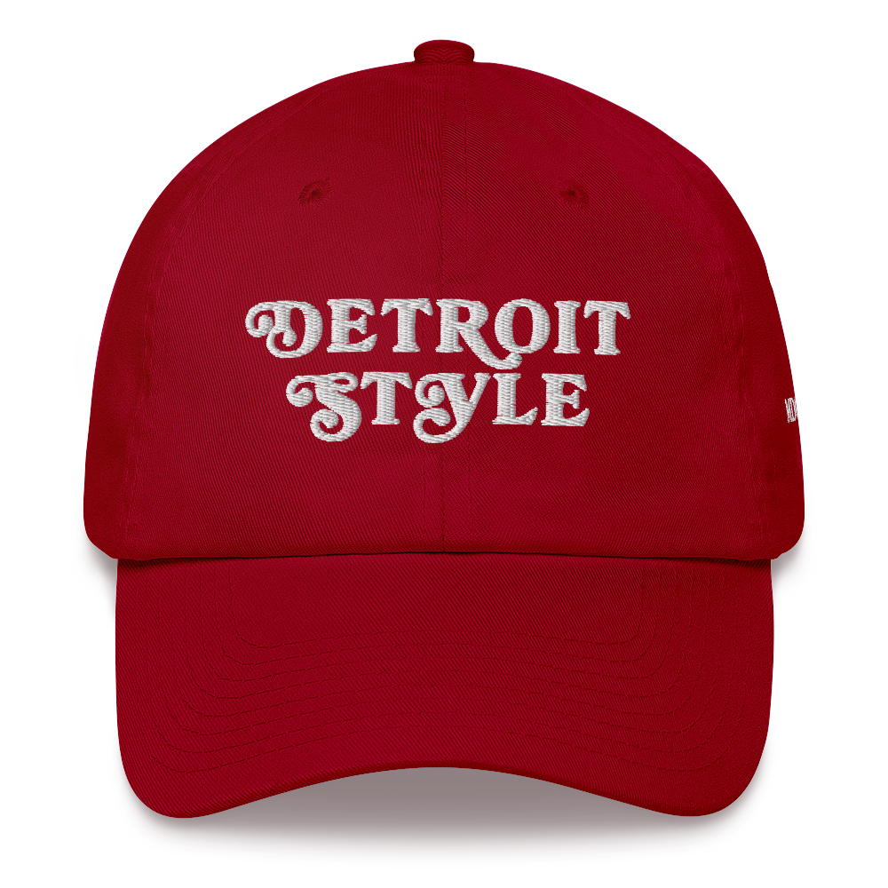 'Detroit Style' Dad Hat (w 'MDCCI' Side Design)