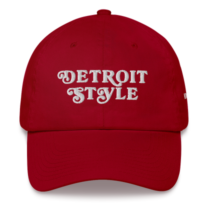 'Detroit Style' Dad Hat (w 'MDCCI' Side Design)