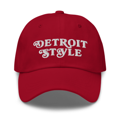 'Detroit Style' Dad Hat (w 'MDCCI' Side Design)