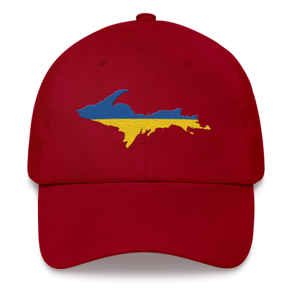 Michigan Upper Peninsula Dad Hat (Ukraine Edition)