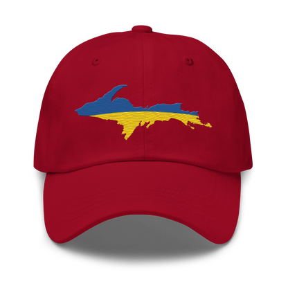 Michigan Upper Peninsula Dad Hat (Ukraine Edition)