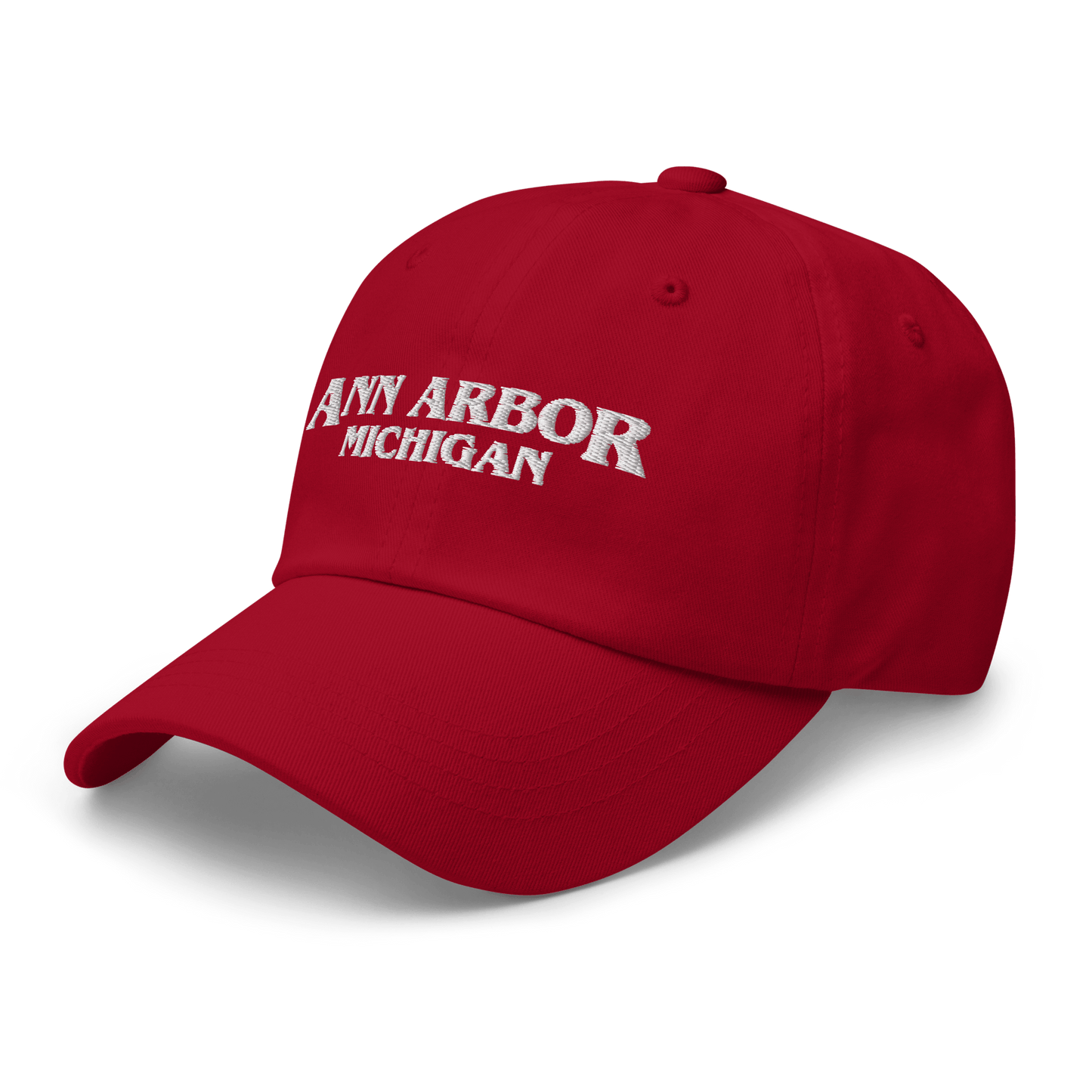 'Ann Arbor Michigan' Dad Hat (1980s Drama Parody)