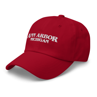 'Ann Arbor Michigan' Dad Hat (1980s Drama Parody)