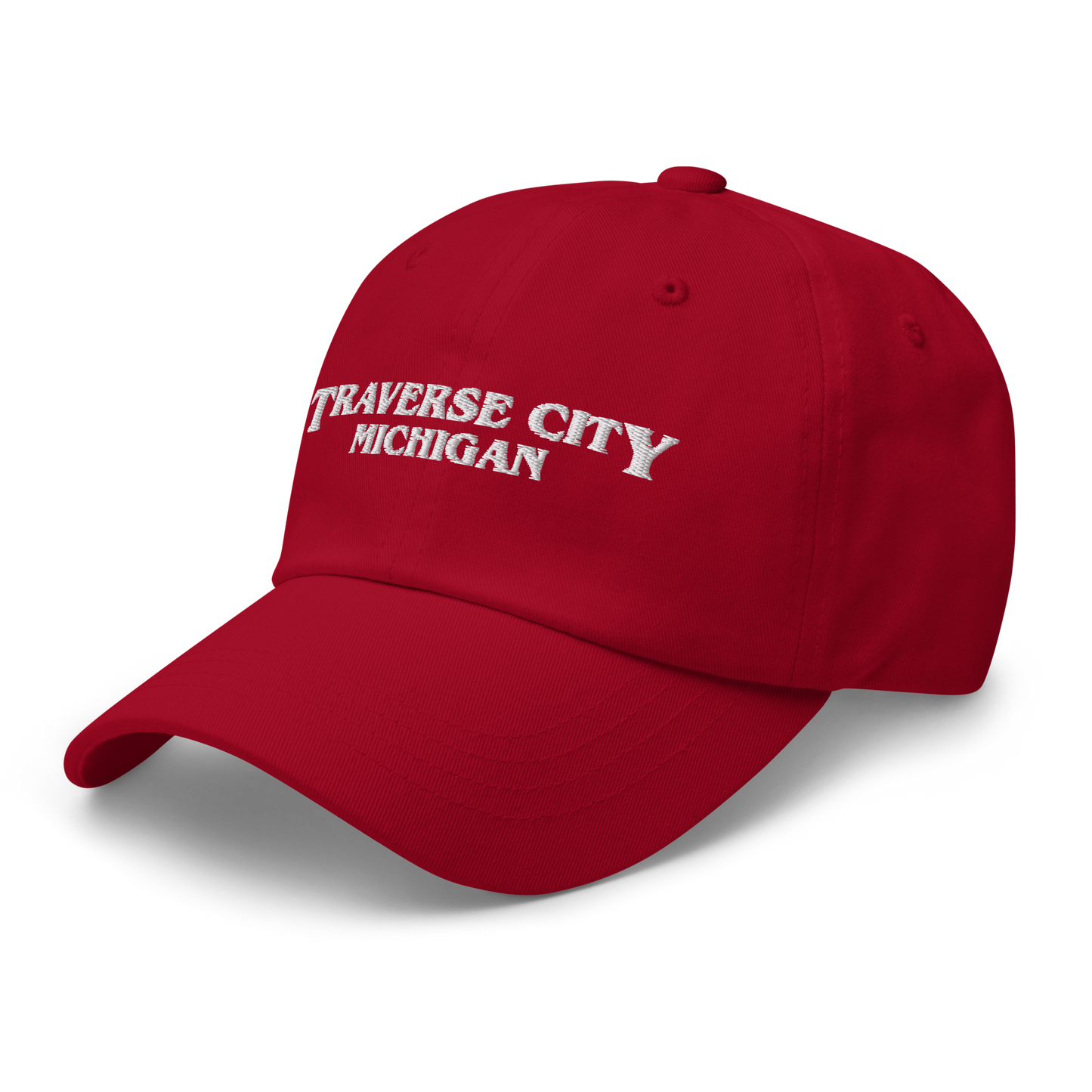 'Traverse City Michigan' Dad Hat (1980s Drama Parody)