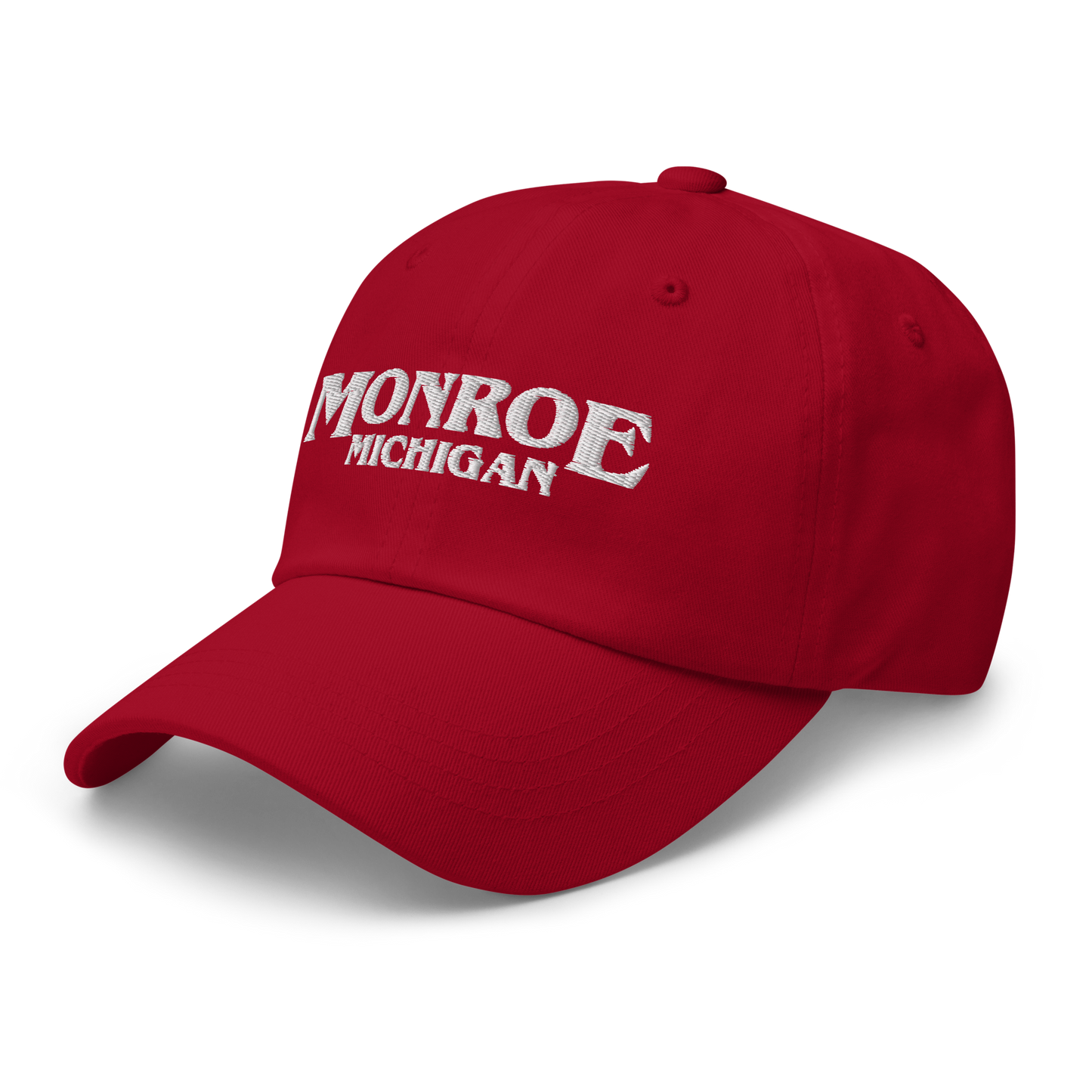 'Monroe Michigan' Dad Hat (1980s Drama Parody)