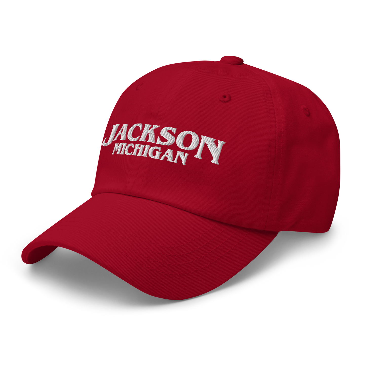 'Jackson Michigan' Dad Hat (1980s Drama Parody)