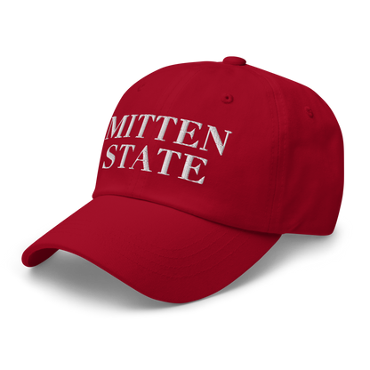 Michigan 'Mitten State' Dad Hat (Didone Font)