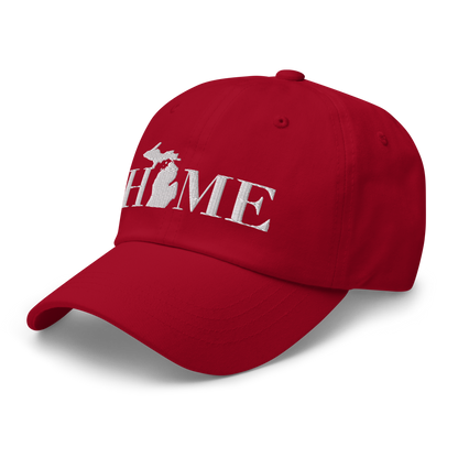 Michigan 'Home' Dad Hat (Didone Font)