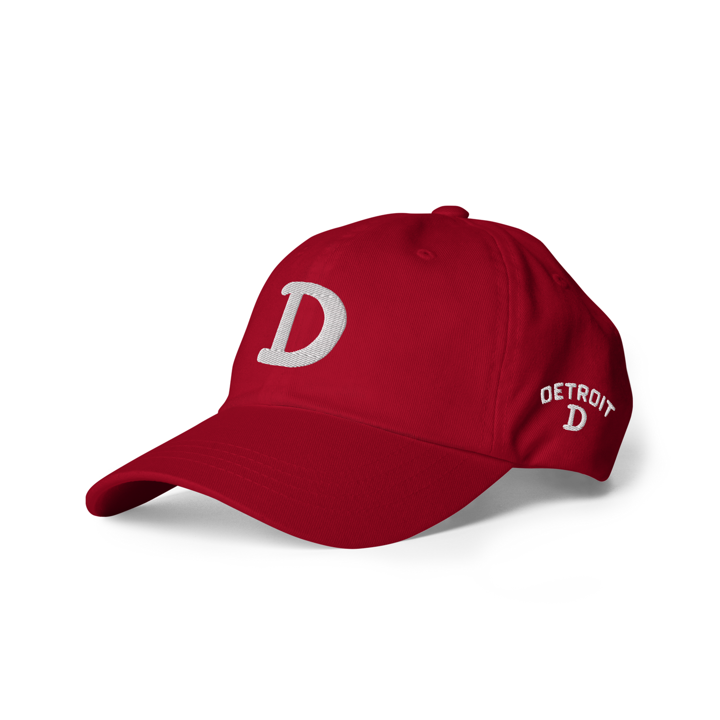 Detroit 'Old French D' Dad Hat (w/ Side Design)