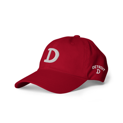 Detroit 'Old French D' Dad Hat (w/ Side Design)