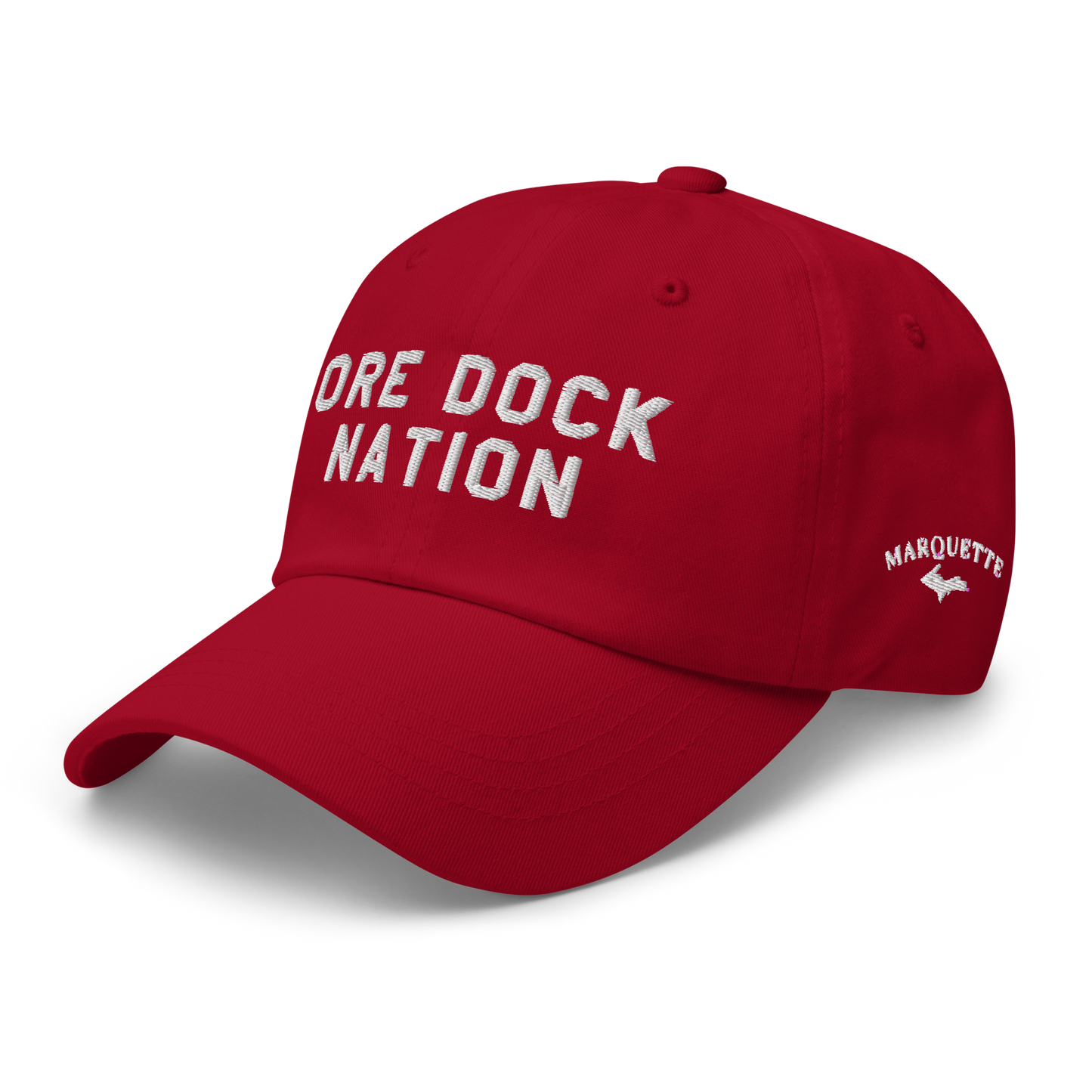 'Ore Dock Nation' Dad Hat (w/ 'Marquette' & UP Outline)