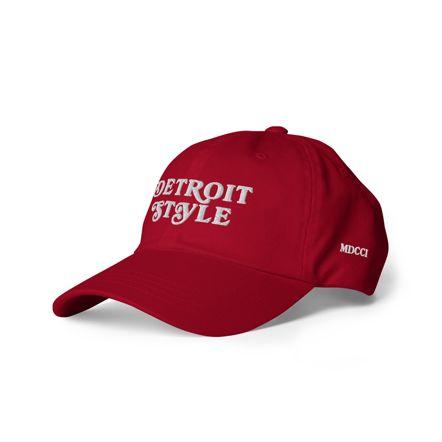 'Detroit Style' Dad Hat (w 'MDCCI' Side Design)