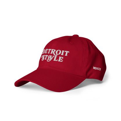 'Detroit Style' Dad Hat (w 'MDCCI' Side Design)