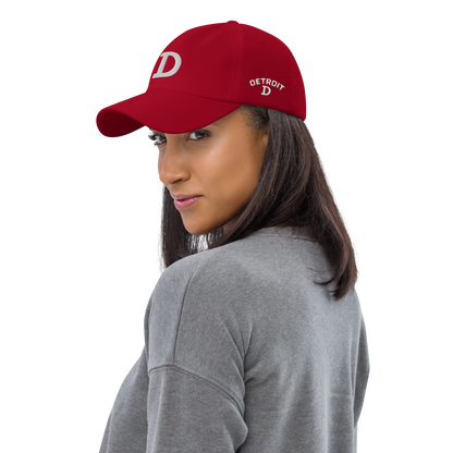 Detroit 'Old French D' Dad Hat (w/ Side Design)