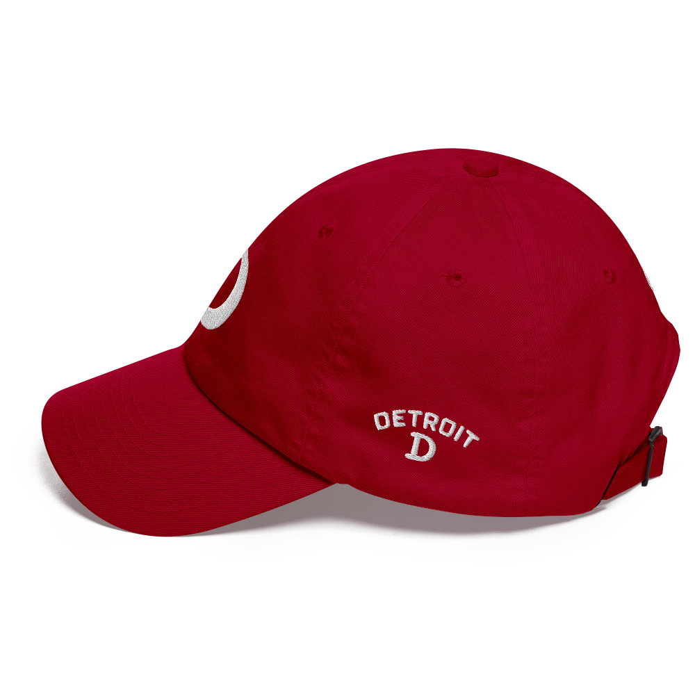 Detroit 'Old French D' Dad Hat (w/ Side Design)