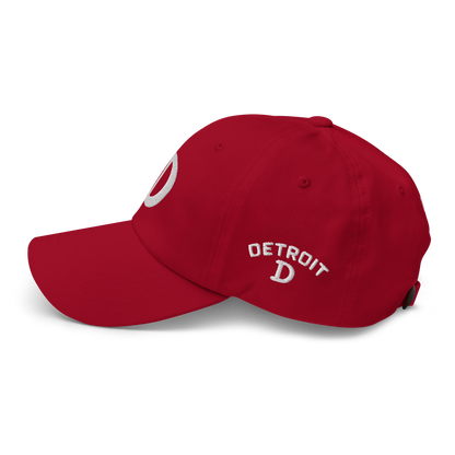 Detroit 'Old French D' Dad Hat (w/ Side Design)